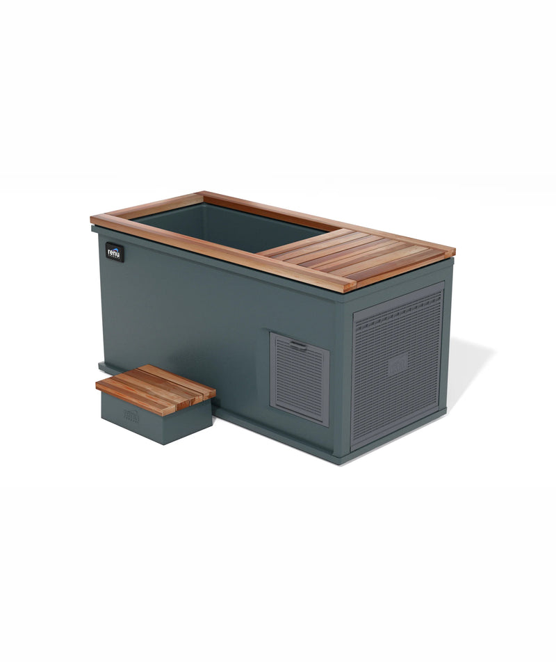 Adriatic Grey / California Redwood
