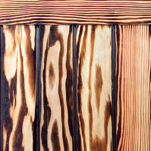 Shou Sugi Ban - Tiger Stripe