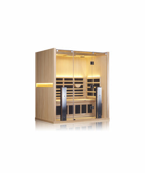 Basswood | Clearlight Sanctuary 3 infrared sauna in Basswood