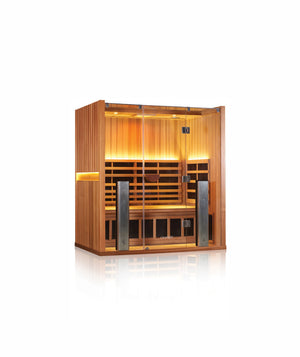 Mahogany | Clearlight Sanctuary 3 infrared sauna in Mahogany