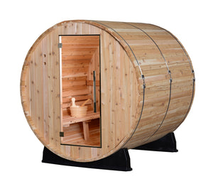 Zeno 4-Person Barrel Sauna