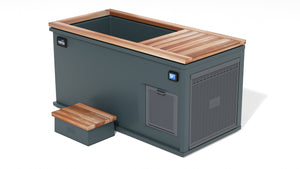 Adriatic Grey / California Redwood