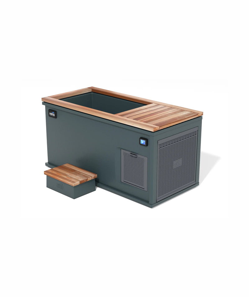 Adriatic Grey / California Redwood