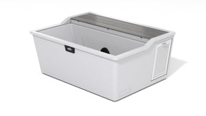 Bianco Romano Granite / Composite Driftwood Grey