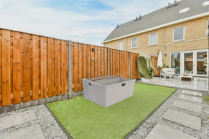 Bianco Romano Granite / Composite Antique Mahogany