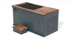 Adriatic Grey / California Redwood