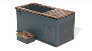 Adriatic Grey / Shou Sugi Ban - Tiger Stripe