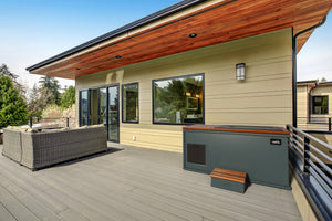 Adriatic Grey / California Redwood