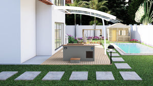 Basalt Grey / California Redwood