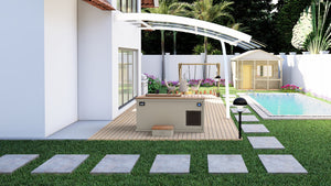 Estonian Sandstone / California Redwood