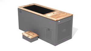 Dark Gray / Pacific Cedar