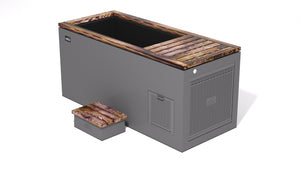 Dark Gray / Shou Sugi Ban - Tiger Stripe