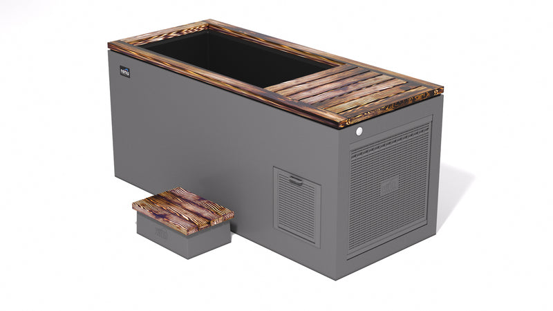 Dark Gray / Shou Sugi Ban - Tiger Stripe