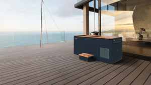 Navy / California Redwood