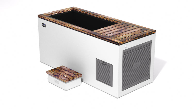 White / Shou Sugi Ban - Tiger Stripe