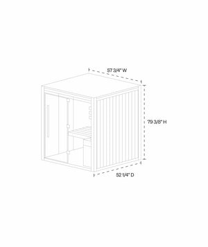tab = Dimensions | view = Dimensions | exterior = 57¾