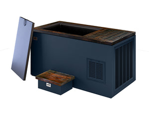 Navy / Shou Sugi Ban - Dark Burn